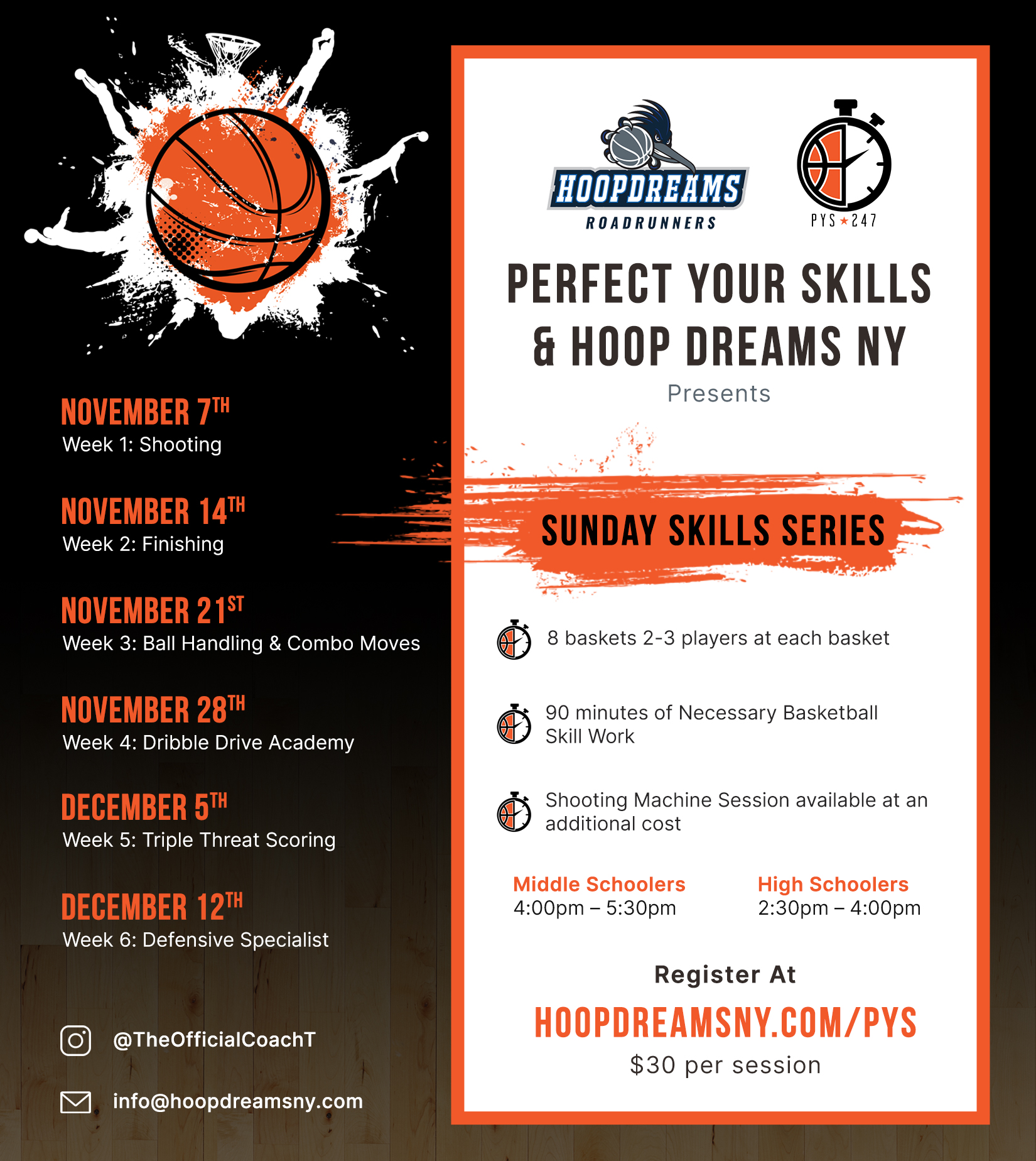 Hoopdreams Flyer